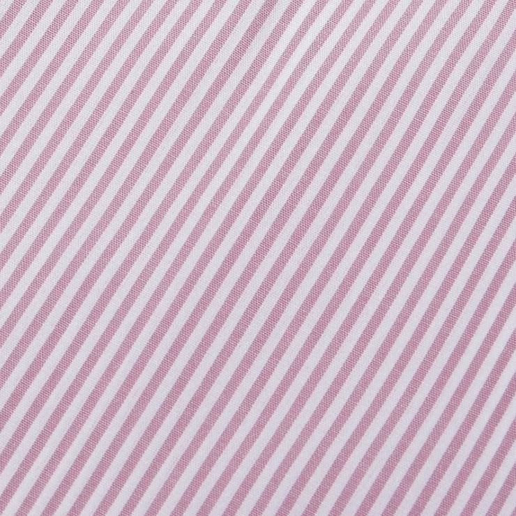 灰粉色條紋 TROFEO 棉質長袖襯衫